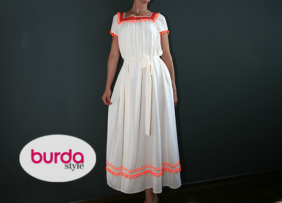 Kleid und Bluse im Boho-Style