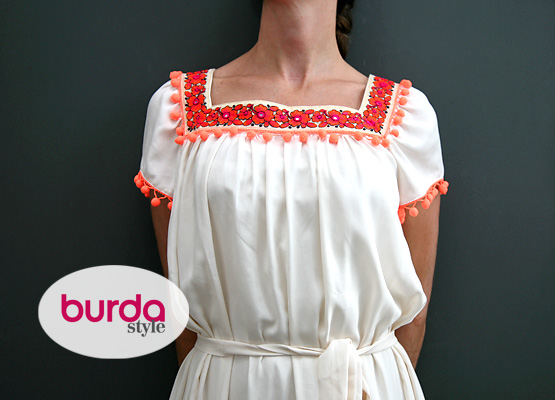 Kleid und Bluse im Boho-Style