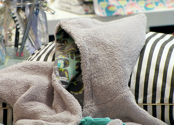 Nähen Sie einen weichen Baby-Schlafsack in der Nähschule in München-Schwabing.