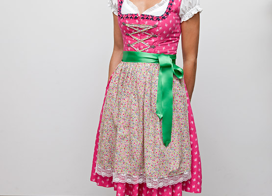Wunderschöne Schürze in Vintage-Look für Ihren Dirndl.
